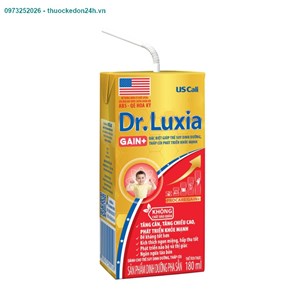 Sữa Dr.luxia gain+ 180ml - giúp trẻ suy dinh dưỡng, thấp còi phát triển