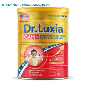 Sữa Dr.luxia gain+ 400g - giúp trẻ suy dinh dưỡng, thấp còi phát triển