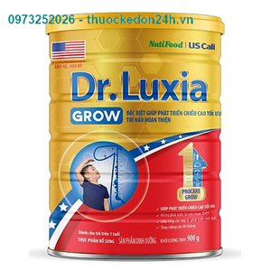 Sữa Dr.luxia grow 900g - giúp trẻ phát triển chiều cao tối ưu, trí não hoàn thiện