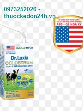 Sữa Dr.luxia colostrum pha sẵn 110ml - bổ sung 2'-FL HMO và kháng thể IG tự nhiên từ sữa non