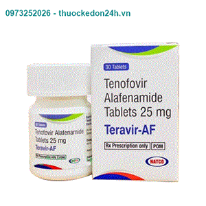  Teravir-AF- thuốc điều trị viêm gan virut B