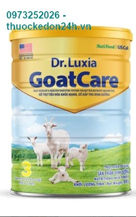 Sữa Dr-luxia goatcare3 800g - dành cho trẻ từ 2 tuổi