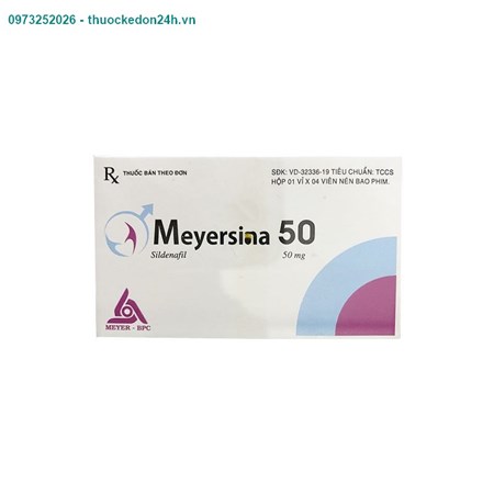 Meyersina 50 - Điều trị rối loạn cương dương