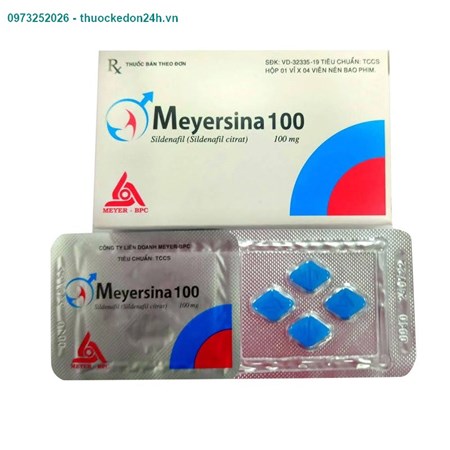 Meyersina 100 - Điều trị rối loạn cương dương