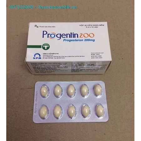 Progentin 200 -Hỗ trợ điều trị vô sinh do suy hoàng thể