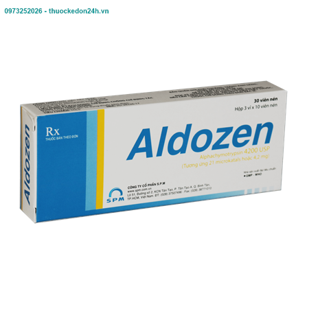 Aldozen -Điều trị phù nề sau chấn thương