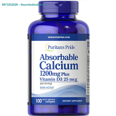 Absorbable Calcium 1200mg Plus 