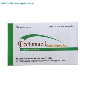 Pectomucil 20mg - Thuốc điều trị mụn trứng