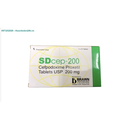 Thuốc SDcep-200 - Điều trị nhiễm khuẩn