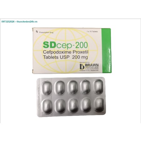 Thuốc SDcep-200 - Điều trị nhiễm khuẩn