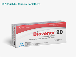 Diovenor 20 - Điều trị tăng cholesterol