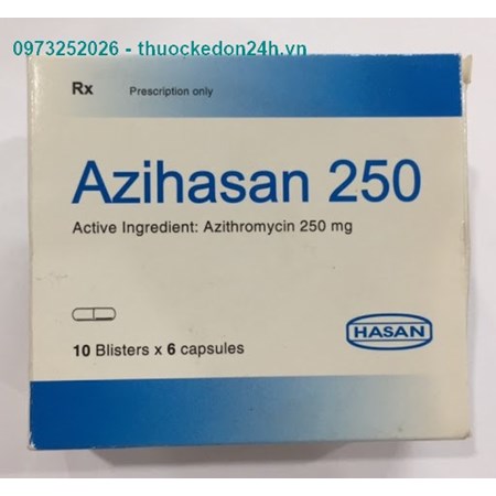 Azihasan 250 - Thuốc Điều Trị Nhiễm Khuẩn