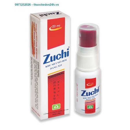 Khử mùi mồ hôi dạng xịt Zuchi original