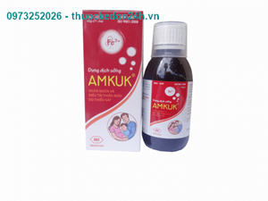 Amkuk 100ml - Điều trị tình trạng thiếu hụt sắt