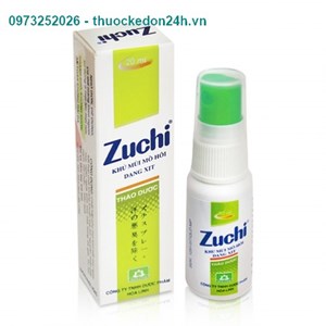 Khử mùi mồ hôi dạng xịt Zuchi thảo dược 