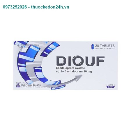 Diouf 10Mg - Điều trị rối loạn trầm cảm, lo âu