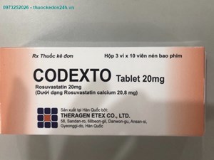Codexto - Điều trị tăng cholesteron máu