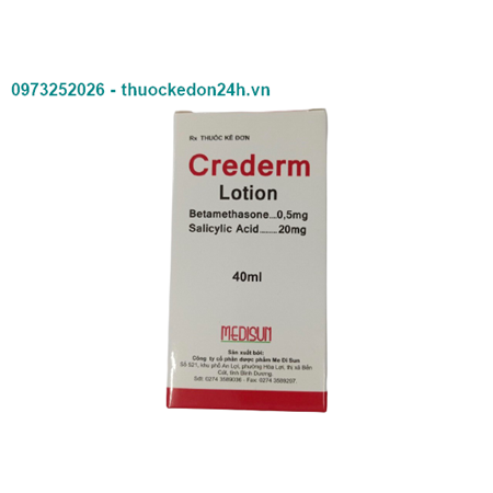 Crederm - Thuốc điều trị bệnh ngoài da 