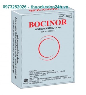 Bocinor - Thuốc Tránh Thai Khẩn Cấp