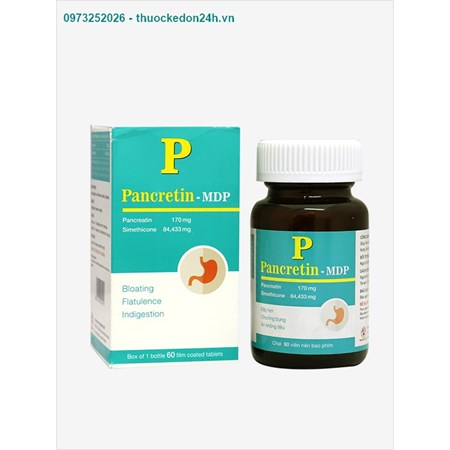 P Pancretin - MDP - Lọ 60 viên