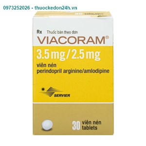 Viacoram 3,5mg/2,5mg - Thuốc Điều Trị Tăng Huyết Áp