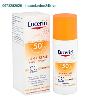 Eucerin Sun Face CC Cream 50ml – Kem lót trang điểm chống nắng
