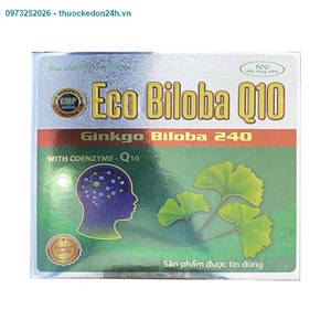 Eco Biloba Q10 hộp 100 viên - Hoạt huyết dưỡng não