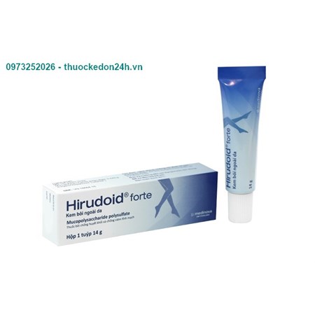 Hirudoid forte 14g – Kem điều trị viêm tĩnh mạch