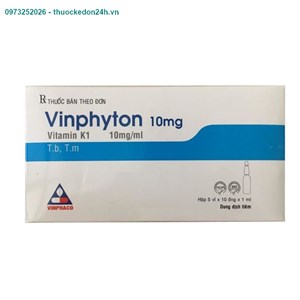Vinphyton 10mg – Hộp 50 ống – Điều trị chảy máu hiệu quả