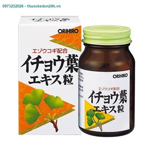 Ginkgo Biloba Orihiro Nhật Bản 120 viên – Viên uống bổ não