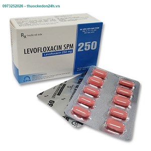 Levofloxacin SPM 250 Hộp 50 Viên