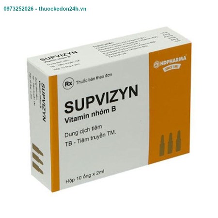 Supvizyn Hộp 10 Ống – Bổ Sung Vitamin Nhóm B Cho Cơ Thể
