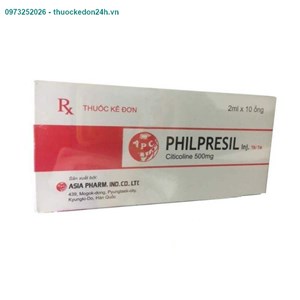 Thuốc Philpresil 500Mg/2Ml – Dùng trong điều trị các tai biến mạch máu não.