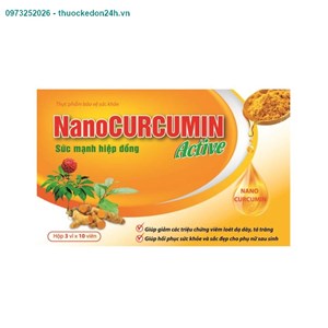 Nano Curcumin Active hộp 30 viên