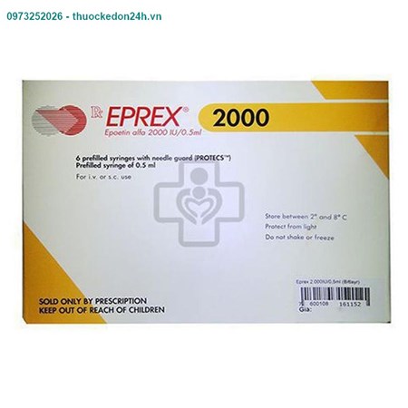 Eprex 2000 Hộp 6 Ống – Điều Trị Thiếu Máu