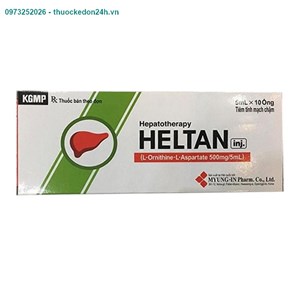 Heltan Inj hộp 10 ống – Thuốc giúp điều trị viêm gan, xơ gan hiệu quả