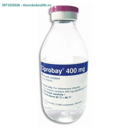 Ciprobay 400 Chai 200ml – Điều Trị Nhiễm Trùng Nhiễm Khuẩn