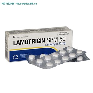 Lamotrigin SPM 50 Hộp 30 Viên – Điều Trị Động Kinh Ở Người Lớn