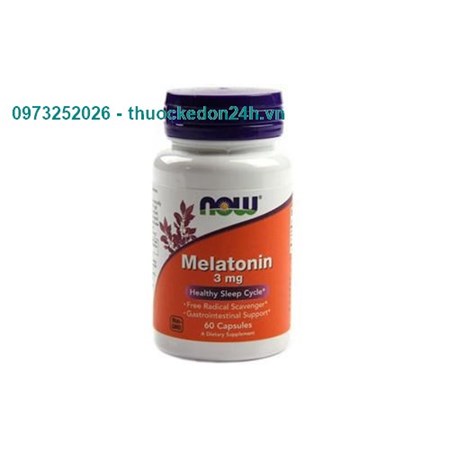 Melatonin 3Mg Now Foods Hộp 60 Viên