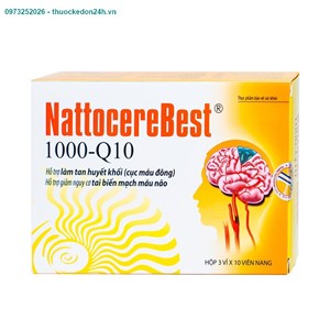 Nattocerebest - Viên uống bổ não, trợ tim