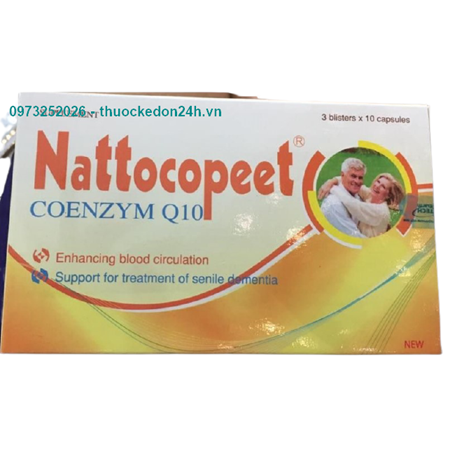 Nattocopeet - Tăng cường tuần hoàn, lưu thông máu