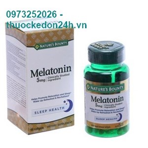 Nature’s Bounty Melatonin 5 Mg 60 Viên - Viên uống hỗ trợ điều hòa giấc ngủ