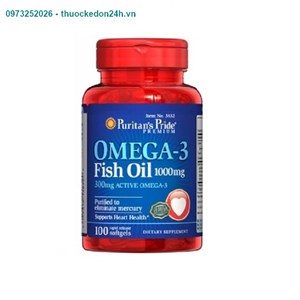 Omega 3 Fish Oil 1000mg Hộp 150 Viên – Hỗ Trợ Tim Mạch