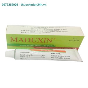 Thuốc chữa bỏng Maduxin 20g