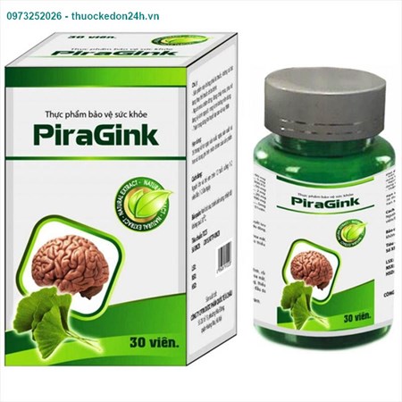 Piragink – Viên Uống Hoạt Huyết Dưỡng Não – 30 viên