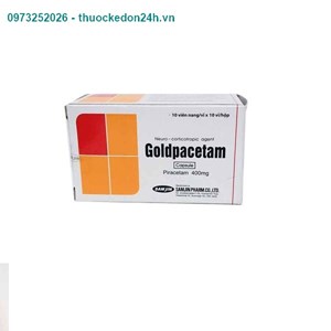 Goldpacetam 400 mg – Điều Trị Chóng Mặt