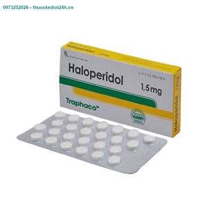  Haloperidol 1,5 mg -  Điều trị bệnh tâm thần phân liệt