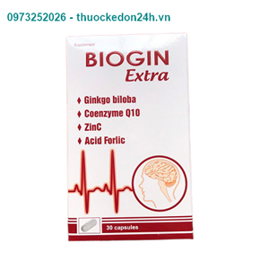 Thực Phẩm Bảo vệ sức khỏe Biogin Extra