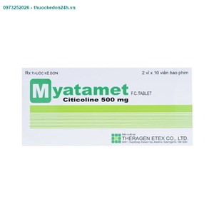 Myatamet 500 mg – Điều trị bệnh Alzheimer, Parkinson