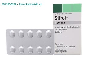 Sifrol 250mg - Điều trị các dấu hiệu/triệu chứng bệnh Parkinson vô căn